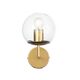 Бра ST Luce Liora [Матовое золото/Прозрачный E27 1*40W]