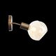 SLE155301-01 Светильник настенный Античная медь/Янтарный E14 1*60W