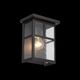 Светильник уличный настенный ST-Luce Glazgo [ Темный кофе/Прозрачное кракелированное стекло E27]