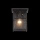 Светильник уличный настенный ST-Luce Glazgo [ Темный кофе/Прозрачное кракелированное стекло E27]
