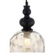 Подвесной светильник ST Luce Bacineto [Черный/Янтарный E27 1*40W]