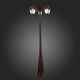 SL083.705.03 Светильник уличный наземный ST-Luce Кофейный/Кофейный, Прозрачный E27 3*60W
