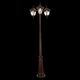 SL083.705.03 Светильник уличный наземный ST-Luce Кофейный/Кофейный, Прозрачный E27 3*60W