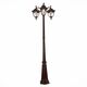 SL083.705.03 Светильник уличный наземный ST-Luce Кофейный/Кофейный, Прозрачный E27 3*60W