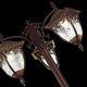 SL083.705.03 Светильник уличный наземный ST-Luce Кофейный/Кофейный, Прозрачный E27 3*60W