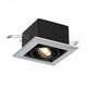 ST250.148.01 Встраиваемый светильник ST-Luce Черный/Серебристый GU10 1*50W