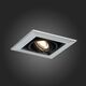 ST250.148.01 Встраиваемый светильник ST-Luce Черный/Серебристый GU10 1*50W