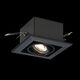 ST250.448.01 Встраиваемый светильник ST-Luce Черный/Матовый черный GU10 1*50W