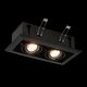 ST250.448.02 Встраиваемый светильник ST-Luce Черный/Матовый черный GU10 2*50W