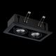 ST250.448.02 Встраиваемый светильник ST-Luce Черный/Матовый черный GU10 2*50W