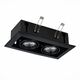 ST250.448.02 Встраиваемый светильник ST-Luce Черный/Матовый черный GU10 2*50W