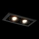 ST250.448.02 Встраиваемый светильник ST-Luce Черный/Матовый черный GU10 2*50W