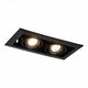 ST250.448.02 Встраиваемый светильник ST-Luce Черный/Матовый черный GU10 2*50W