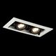 ST250.548.02 Встраиваемый светильник ST-Luce Черный/Матовый белый GU10 2*50W