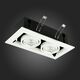 ST250.558.02 Св-к встр. Черный GU10 2*50W  IP20 L245xW126xH70 220V Без ламп