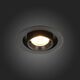 ST702.338.12 Св-к встр. Черный LED 1*12W 3000K 900Lm Ra80 24 IP20 D90xH92 24°V