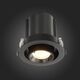 ST702.338.12 Св-к встр. Черный LED 1*12W 3000K 900Lm Ra80 24 IP20 D90xH92 24°V