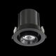ST702.338.12 Св-к встр. Черный LED 1*12W 3000K 900Lm Ra80 24 IP20 D90xH92 24°V
