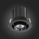 ST702.338.12 Св-к встр. Черный LED 1*12W 3000K 900Lm Ra80 24 IP20 D90xH92 24°V
