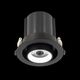 ST702.438.12 Св-к встр. Черный LED 1*12W 3000K 900Lm Ra80 24 IP20 D90xH92 24°V