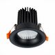 ST703.438.10 Св-к встр. Черный LED 1*10W 3000K 900Lm Ra>90 38° IP20 D85xH75 170-240V