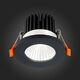 ST704.448.10 Св-к встр. Черный LED 1*10W 4000K 900Lm Ra>90 38° IP20 D80xH60 170-240V