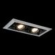 ST250.148.02 Встраиваемый светильник ST-Luce Черный/Серебристый GU10 2*50W