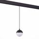 ST358.443.07 Магнитный трековый светильник подвесной Черный LED 1*7W 4000K 520Lm Ra>80 120° IP20 D90