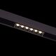 ST361.436.06 Магнитный трековый светильник Черный LED 1*6W 3000K 532Lm Ra>80 36° IP20 L115xW22xH44 4