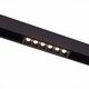 ST361.436.06 Магнитный трековый светильник Черный LED 1*6W 3000K 532Lm Ra>80 36° IP20 L115xW22xH44 4