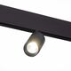 ST365.436.07 Магнитный трековый светильник Черный LED 1*7W 3000K 595Lm Ra>80 36° IP20 L-xW44xH90 48V