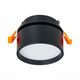 ST651.448.09 Встраиваемый поворотный светильник Черный LED 1*9W 4000K 720Lm Ra>90 120° IP20 D85xH68
