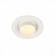 ST701.538.07 Св-к встр. Zoom Белый LED 1*7W 3000K 560Lm Ra 15°-60° IP20 D90xH65 170-240V