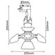 Светильник однофазный CLT 0.31 003 BL