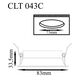 CLT 043C WH Светильник встроенный