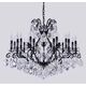 MAGNIFICO SP19 [BLACK/TRANSPARENT CRYSTAL LUX Люстра]