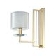 NICOLAS AP1 GOLD/WHITE CRYSTAL LUX Бра