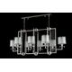 NICOLAS SP8 L1000 NICKEL/WHITE CRYSTAL LUX Люстра