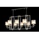 NICOLAS SP8 L1000 NICKEL/WHITE CRYSTAL LUX Люстра