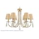 VICTORIA SP6 GOLD/AMBER CRYSTAL LUX Люстра