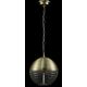 ALBERTO SP3 BRONZE/TRANSPARENTE CRYSTAL LUX Светильник подвесной