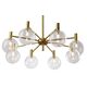 ANDRES SP8 BRONZE/TRANSPARENTE CRYSTAL LUX Люстра