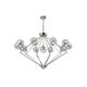 FABRICIO SP11 CHROME/TRANSPARENTE CRYSTAL LUX Люстра