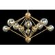 FRANCISCA SP10 GOLD/COGNAC CRYSTAL LUX Люстра