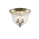 JUGO PL4 BRONZE/TRANSPARENTE CRYSTAL LUX Светильник потолочный