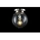 MARIO PL1 D250 NICKEL/TRANSPARENTE CRYSTAL LUX Светильник потолочный