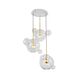 07545-4 (3A),21 Подвес Галла прозрачный d70 h200 Led 30W (3000K)