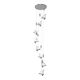 Подвес Баттерфляй хром d40 h250 Led 8*6W (4000K)
