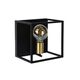 RUBEN Wall light 1x E27 40W Black/Satin Brass