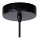 RUBEN  Pendant 1x E27 40W Black/Satin Brass